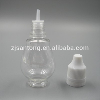 Santong pet( big mouth)22ml plastic(the gourd bottle) e-liquid dropper bottle with child and tamperproof cap