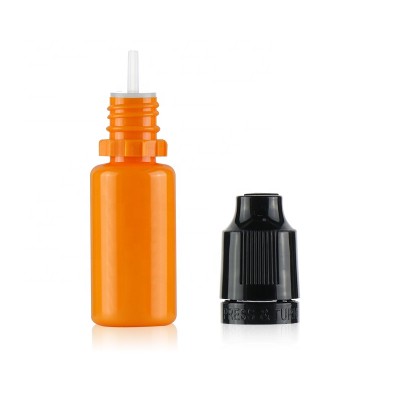 10ml TPD colored e-liquid vapor e cigarette oil plastic dropper bottle with child proof cap