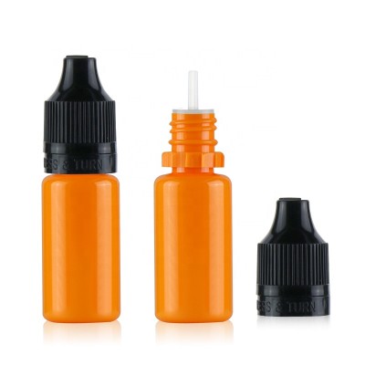 food grade pet small 10ml tpd plastic e liquid bottle with cap assembled