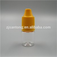 3ml PET plastic empty e-liquid bottle with child-proof cap