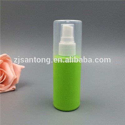 plastic sprayer bottle 60ml PE dropper bottle(green yellow white) empty pumb bottle