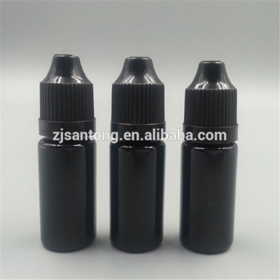 China 30ml black PET plastic dropper bottle eliqud bottle e-cigs bottle with childproof caps