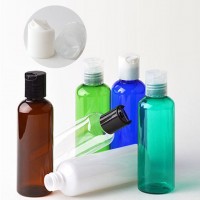 Refillable plastic PET bottles 100 ml shampoo bottle with disc top cap